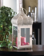 #10015341 SILVER MOROCCAN DOME LANTERN