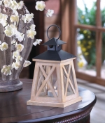 #10015423 COLONIAL HEIGHT WOODEN LANTERN