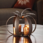 #10015462 IRON PUMPKIN CANDLE DISPLAY