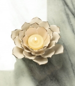 #10015500 LOTUS CANDLEHOLDER