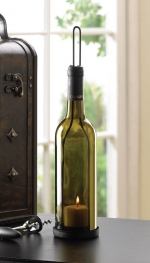 #10015655 WINE BOTTLE CANDLEHOLDER