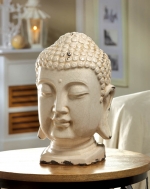 #10015683 TABLE TOP BUDDHA HEAD DECOR