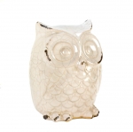 #10015684 DISTRESSED OWL FIGURINE