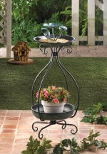 #10015693 METAL BIRDFEEDER AND PLANTER