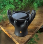 #12773 SCULPTED HANDS OIL WARMER