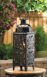 #13357 GIANT-SIZE BLACK MEDALLION LANTERN