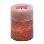 #14354 RUSTIC WOOD SPICE FLAMELESS CANDLE