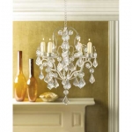 #14947 IVORY BAROQUE CHANDELIER