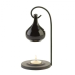 #15146 BLACK TEAR DROP OIL WARMER