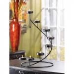 #38178 METAL SPIRAL CANDLEHOLDER