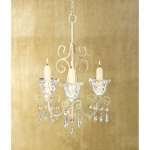 #38369 SHABBY ELEGANCE SCROLLWORK CANDLEHOLDER