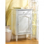 #39093 GRACEFUL ANTIQUED CABINET