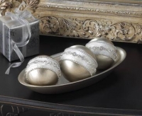 #10015350 SILVERY DECORATIVE BALL SET