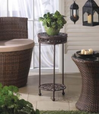 #10015518 CAST IRON ROUND PLANT STAND