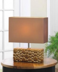 #10015530 RIVER ROCK TABLE LAMP