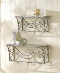 #10015544 LARGE SCROLLWORK WALL SHELF