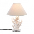 #10015678 WHITE CORAL TABLE LAMP