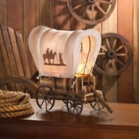 #10015679 WESTERN WAGON TABLE LAMP