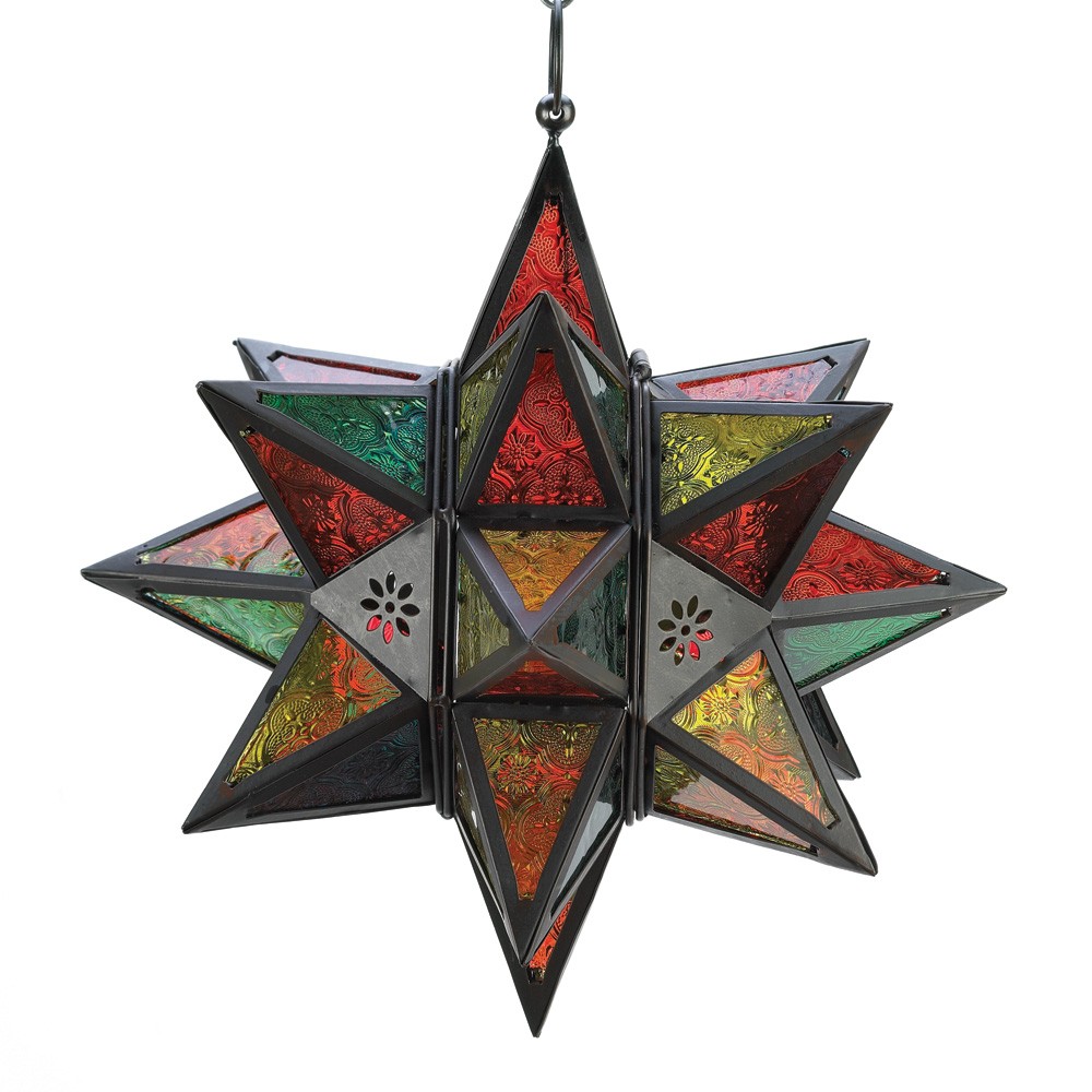 #34690 MOROCCAN-STYLE STAR LANTERN