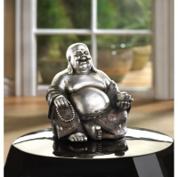 #14581 Happy Sitting Buddha Statue