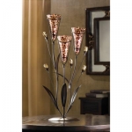 #D1115 LEOPARD LILY TRIPLE CANDLE TREE