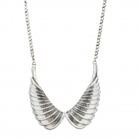 SILVER WINGS NECKLACE