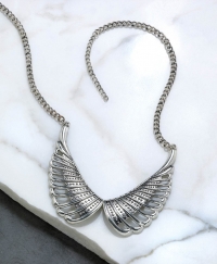 SILVER WINGS NECKLACE