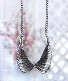 SILVER WINGS NECKLACE